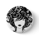 Butterfly Woman buttons