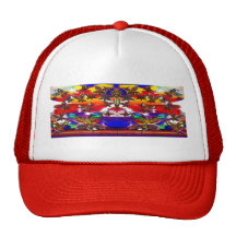 Butterfly Woman Flying Angel Cap Mesh Hat