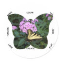Butterfly Words to Live By stickers