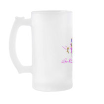 BUTTERFLY WORLD FROSTED GLASS MUG
