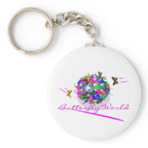 BUTTERFLY WORLD KEYCHAIN