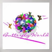 BUTTERFLY WORLD POSTER