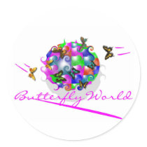 BUTTERFLY WORLD STICKERS
