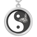 Butterfly Yin Yang Necklace