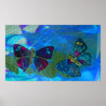 Butterflys in Fountain posters