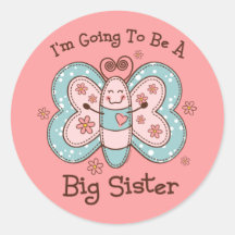 Butterly Future Big Sis Sticker