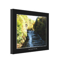 Buttermilk Falls State Park, Ithaca, New York Stretched Canvas Prints