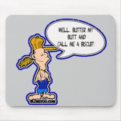 buttermybutt mouse mat by kentuckycutie13