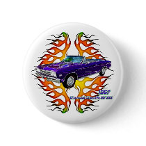 Button '67 Chevy Chevelle by Fractal Tees(TM)