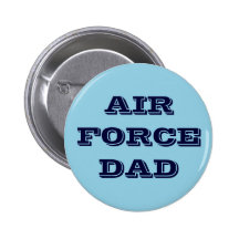 Button Air Force Dad