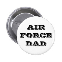 Button Air Force Dad
