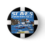 Button/Badge - St Ives Harbour