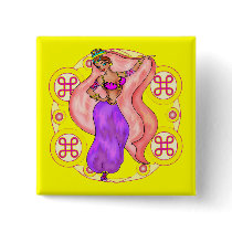 Button - Belly Dancer