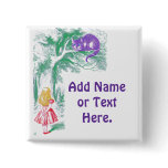 Button: "Cheshire Cat" from "Alice in Wonderland"