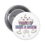 Button:  Friend of Bride & Groom