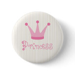 Button: Pink Princess