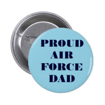 Button Proud Air Force Dad