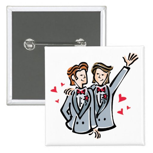 Button: Two Grooms