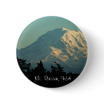 Button: Winter Mt. Rainier