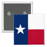 Button with Flag of Texas