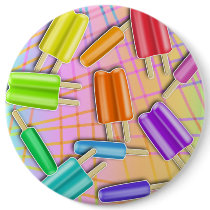 Buttons, Pins - Chillaxin' Pop Sicles