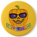 Buttons, Pins - Cool JACK O'Lantern