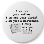 Buttons, Pins - Not Your Shrink