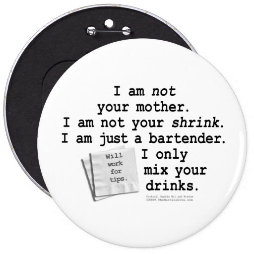 Buttons, Pins - Not Your Shrink