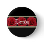 Buttons template - customisable red roses