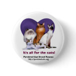Buttons to show you support Purebred Cat Rescue!