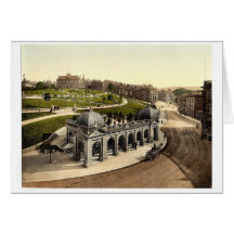 Buxton, pump room, Derbyshire, England rare Photoc Card