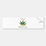 Buy American Colourful Pot Leaf Bumper Stickers