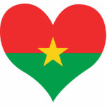 Buy Burkina Faso Flag photo sculptures