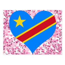 Buy Democratic Republic of Congo Flag Post Cards