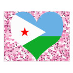 Buy Djibouti Flag Postcards