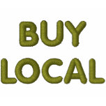 BUY LOCAL embroidered shirts