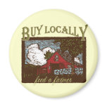 Buy Local, Feed a Farmer magnets