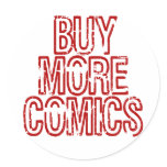 Buy More Comics Stickers