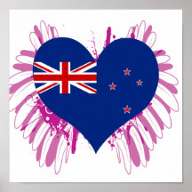 Buy New Zealand Flag Posters
