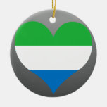 Buy Sierra Leone Flag Christmas Ornament