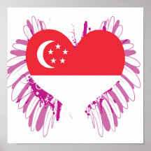 Buy Singapore Flag Posters