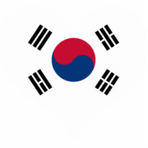 Buy South Korea Flag Photo Sculpture