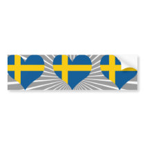Buy Sweden Flag Bumper Sticker