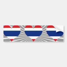 Buy Thailand Flag Bumper Sticker