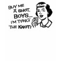 Buy the Bride a Shot Ladies Spaghetti Top (Fitted) t-shirts