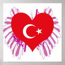 Buy Turkey Flag Poster