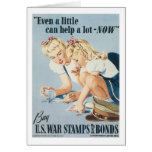 Buy U.S. War Stamps & Bonds Greeting Card