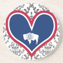 Buy Wyoming Flag Drink Coaster