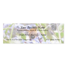 Buzz!  Busy Bee Backside Business Card Templates