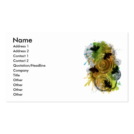 Buzz, Buzz, Buzzing Business Cards